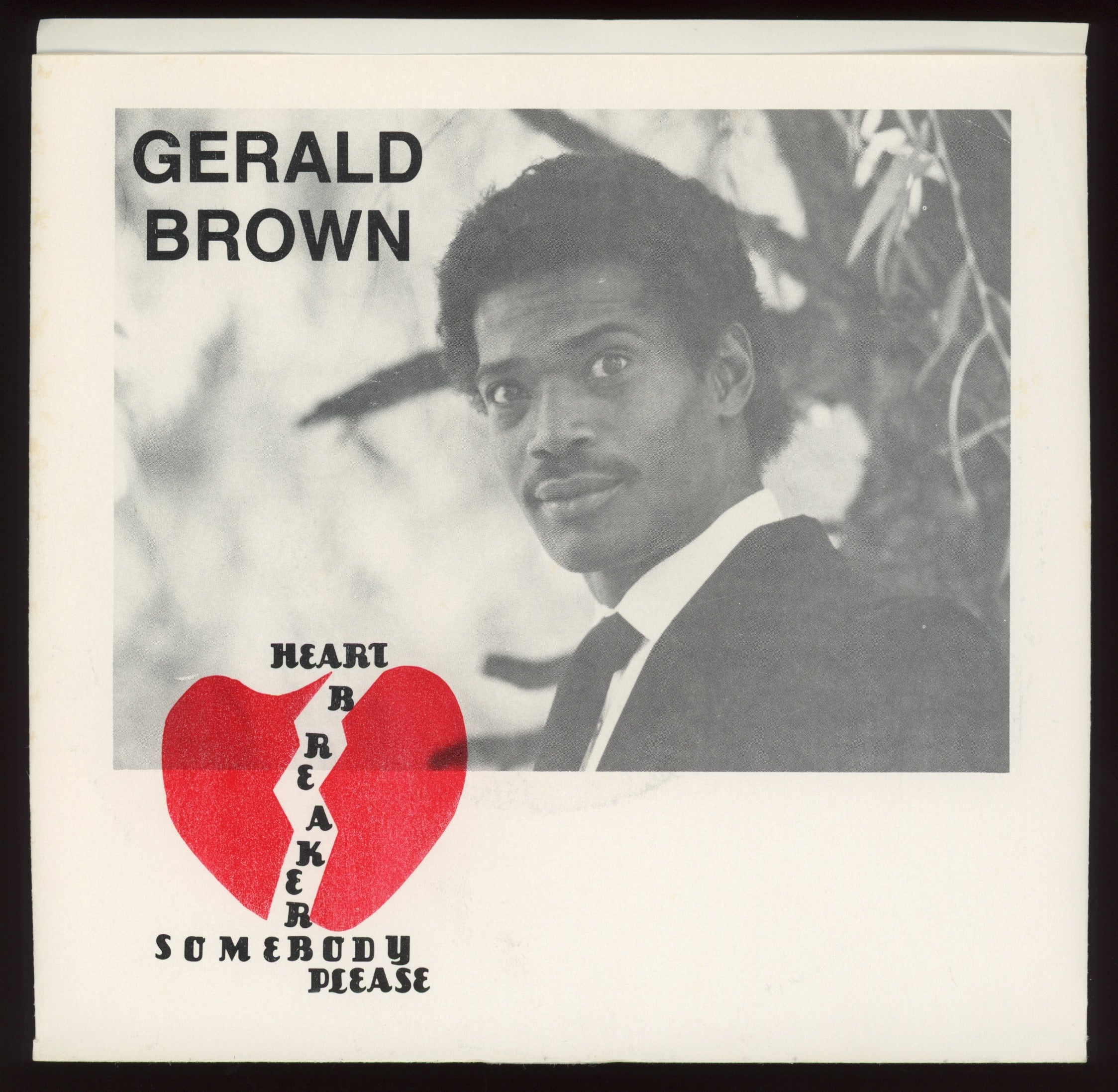 Gerald Brown - Heartbreaker on Paper Sack 7" with Picture Sleeve