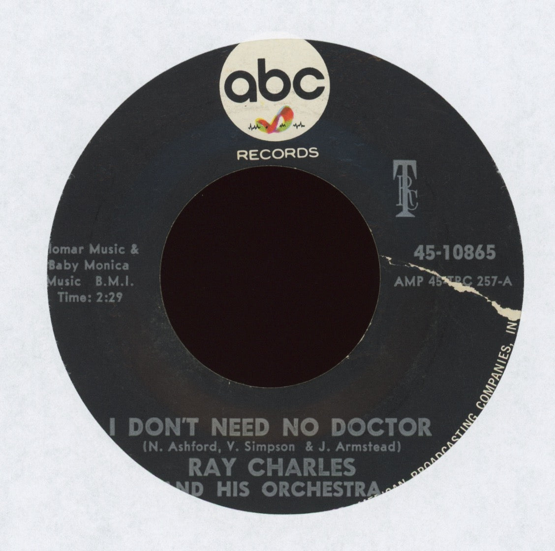 Ray Charles - I Don't Need No Doctor on ABC