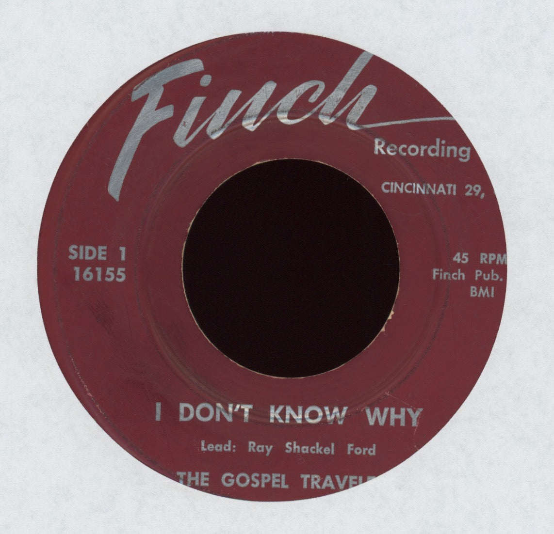 The Gospel Travelers - I Don't Know Why on Finch