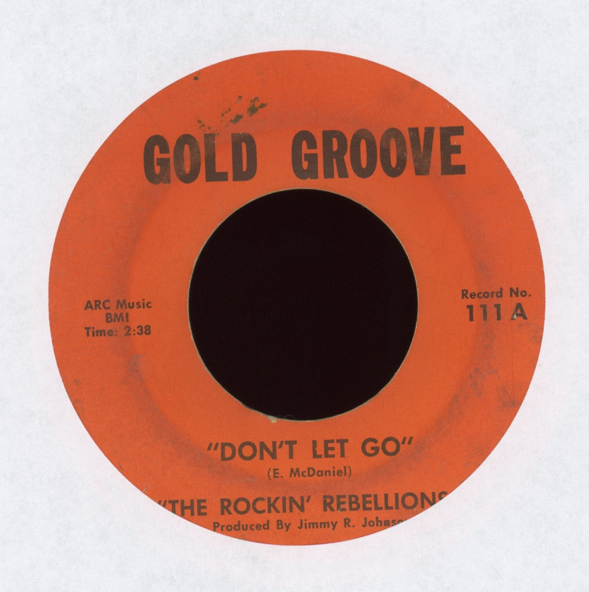 The Rockin' Rebellions - Don't Let Go on Gold Groove