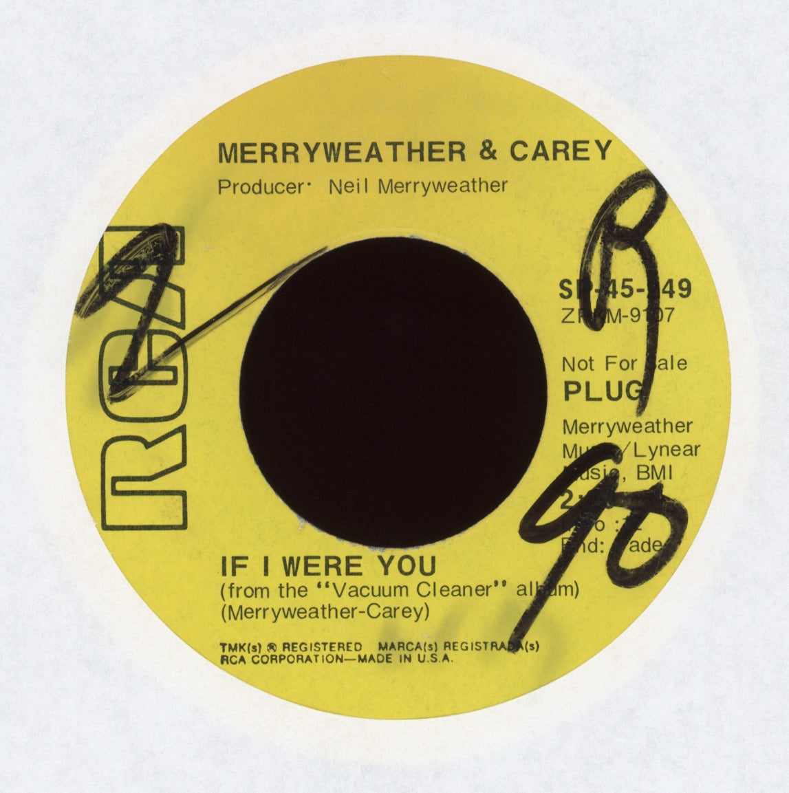 Neil Merryweather & Carey - If I Were You on RCA Promo