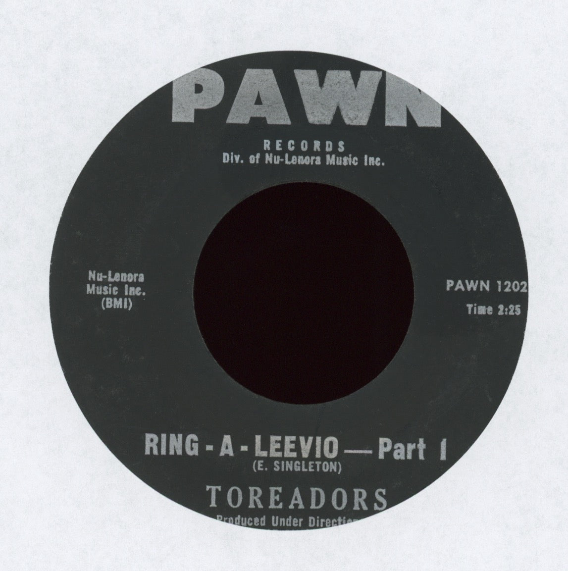 The Toreadors - Ring-A-Leevio on Pawn
