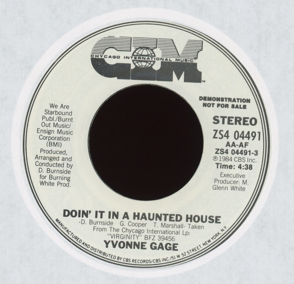 Yvonne Gage - Doin' It In A Haunted House on CIM Promo