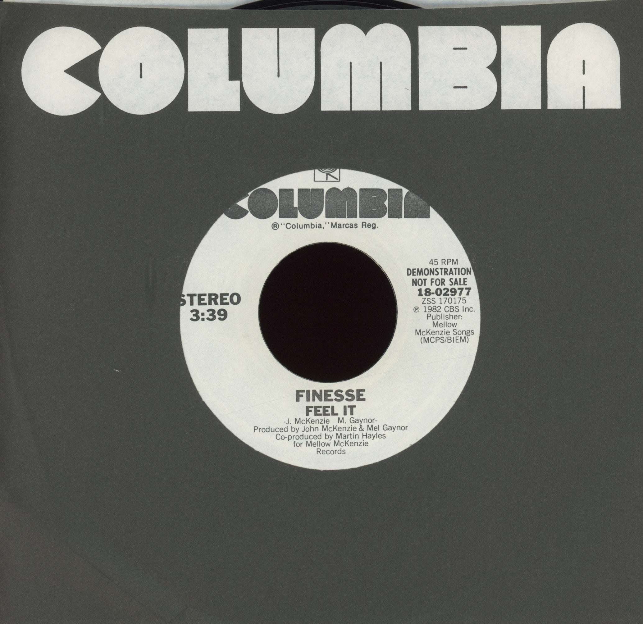 Finesse - Feel It on Columbia Promo
