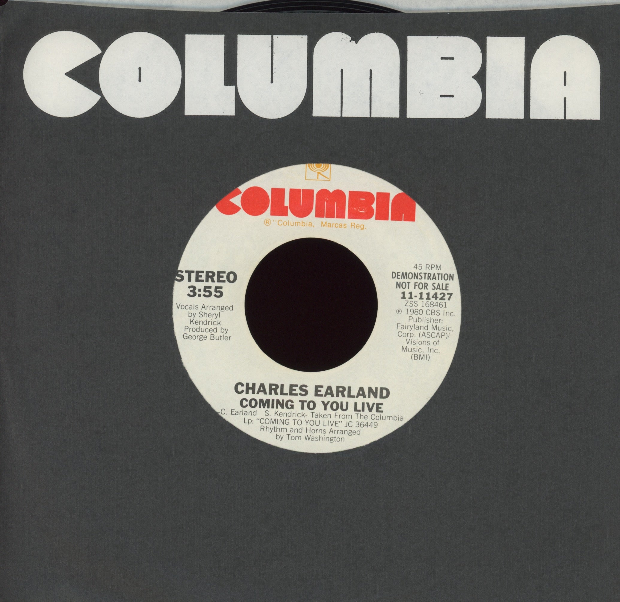 Charles Earland - Coming To You Live on Columbia Promo