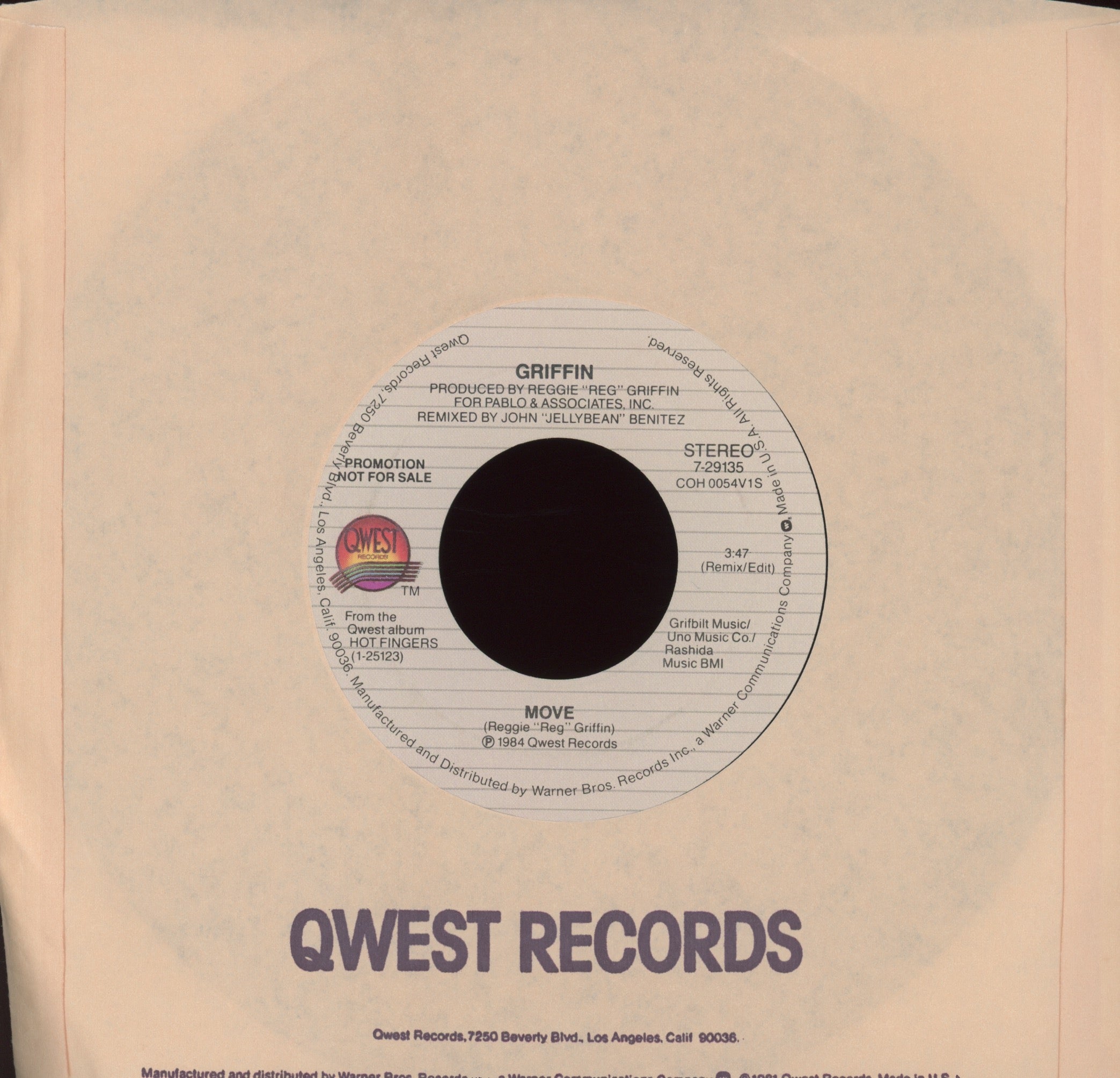 Reggie Griffin - Move on Qwest Promo