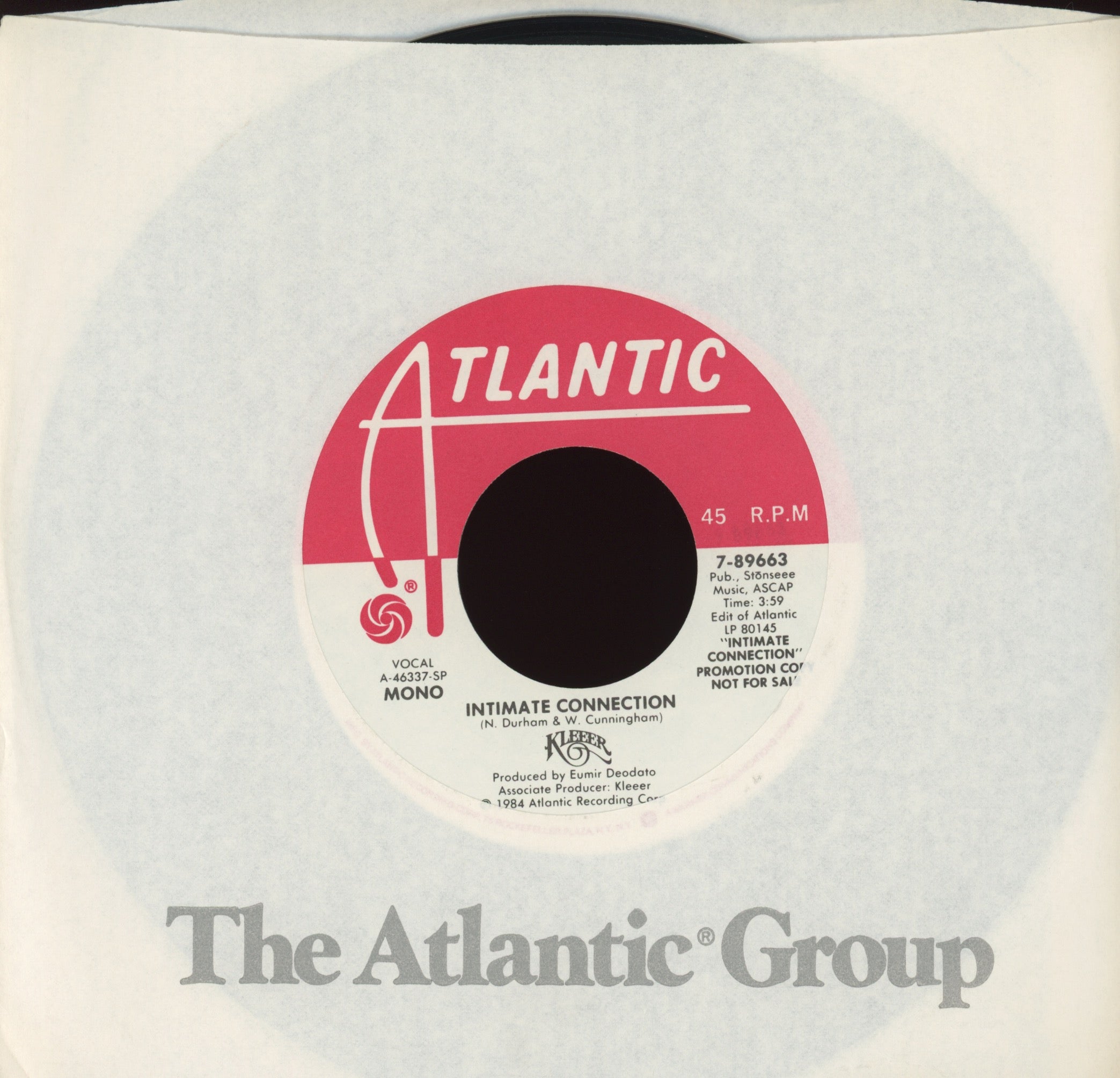 Kleeer - Intimate Connection on Atlantic Promo
