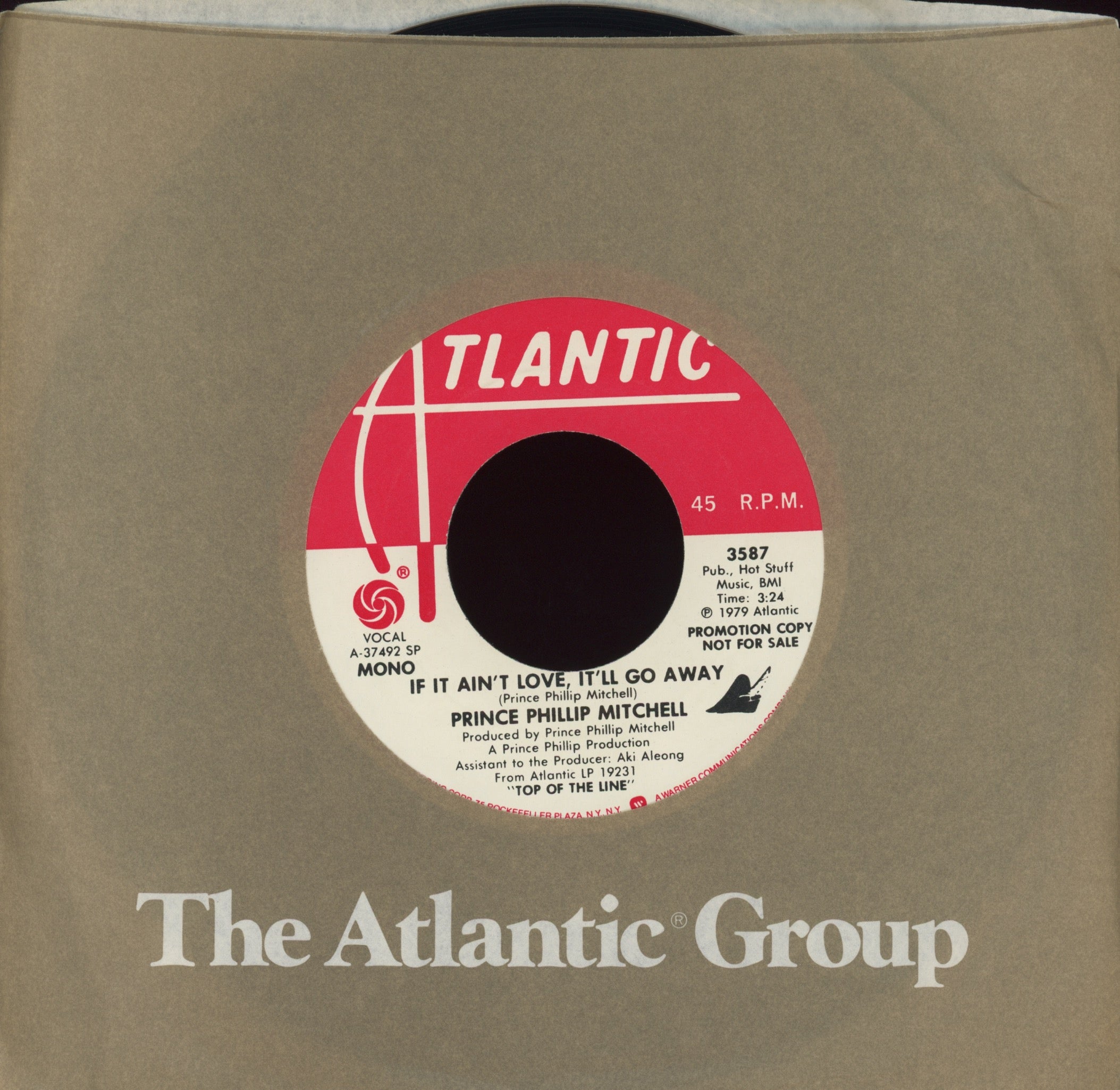 Phillip Mitchell - If It Ain't Love, It'll Go Away on Atlantic Promo