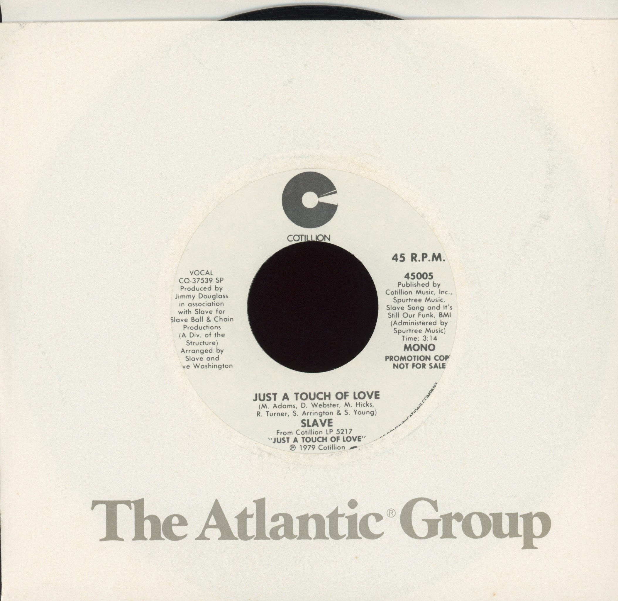 Slave - Just A Touch Of Love on Cotillion Promo