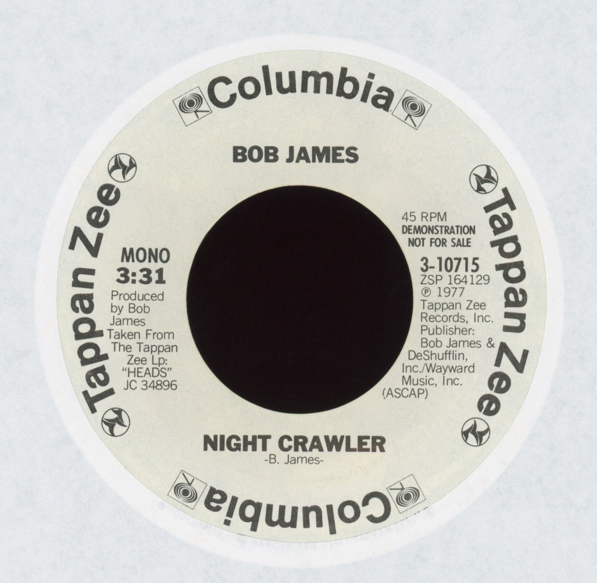 Bob James - Night Crawler on Tappan Zee Promo