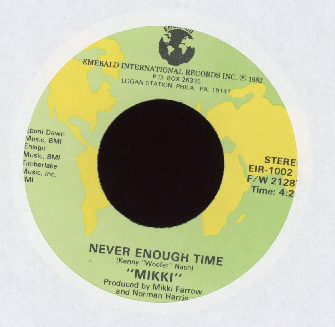 Mikki Farrow - Itching For Love on Emerald International With Picture Sleeve