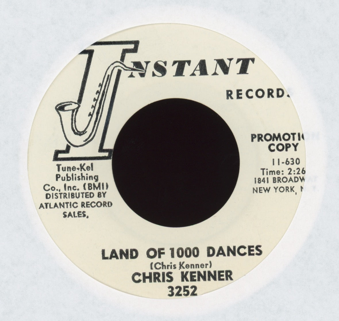 Chris Kenner - Land Of 1000 Dances on Instant Promo