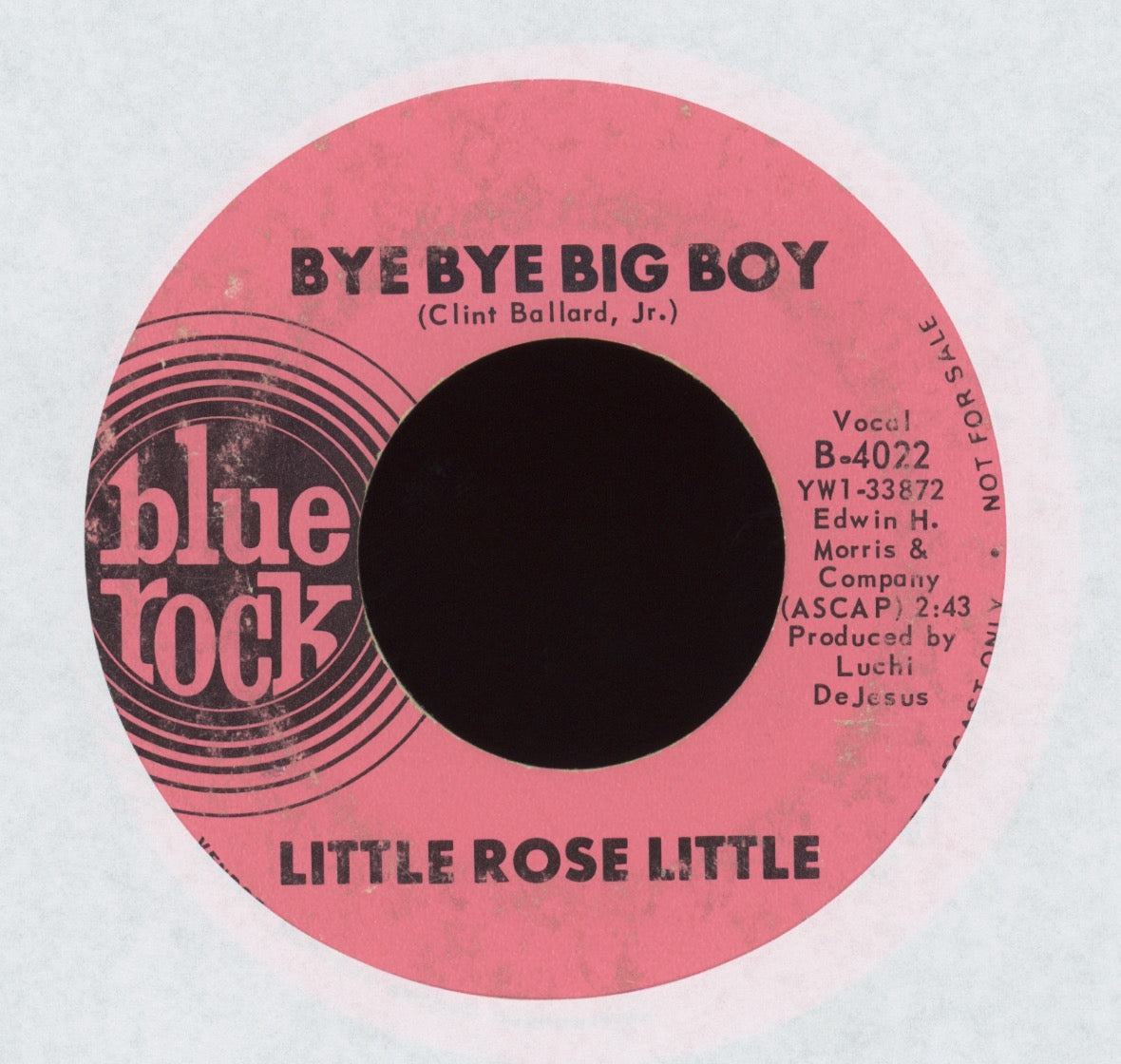 Little Rose Little - Bye Bye Big Boy on Blue Rock Promo
