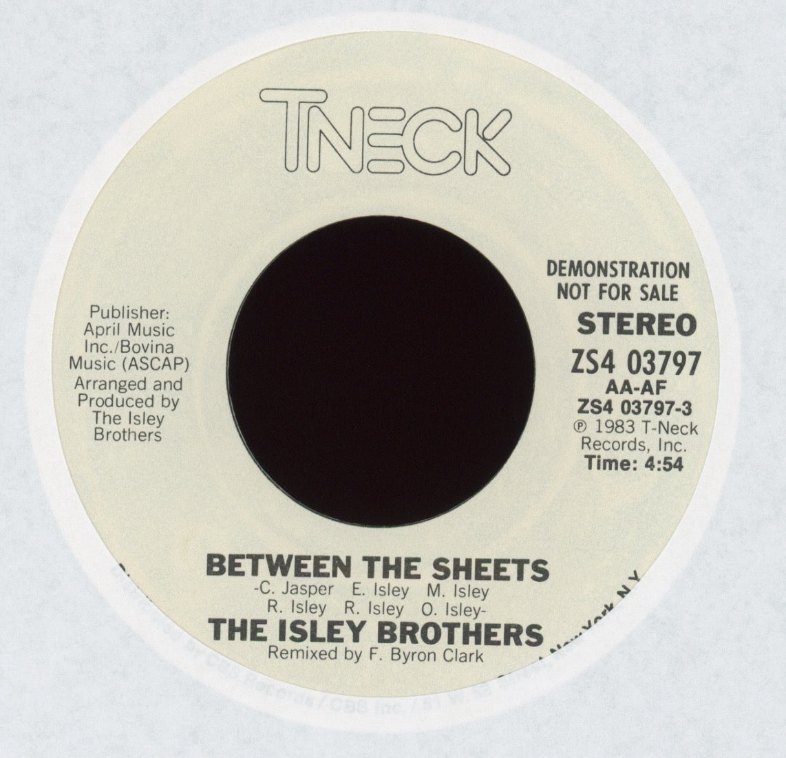 The Isley Brothers - Between The Sheets on T-Neck Promo
