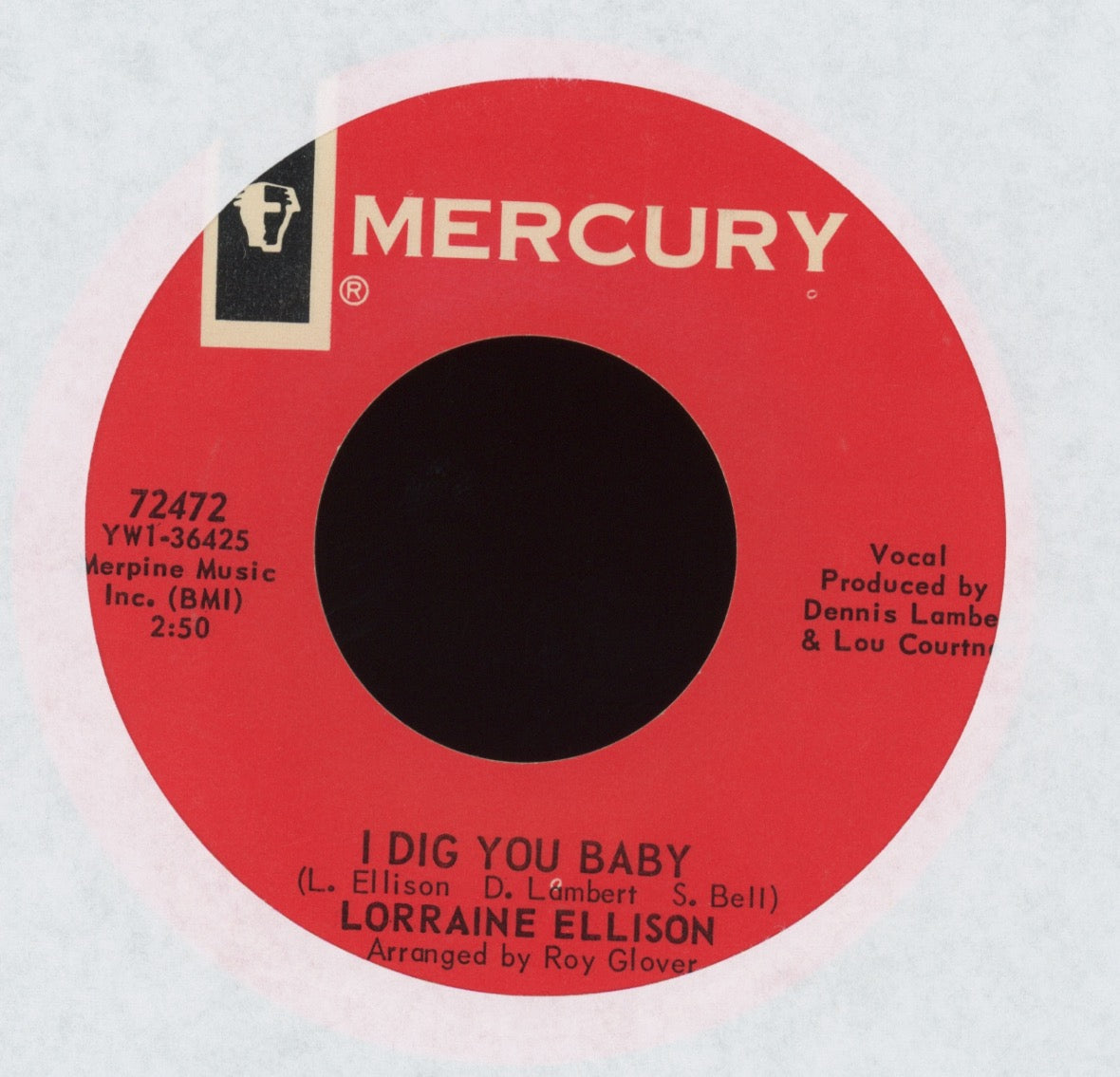Lorraine Ellison - I Dig You Baby on Mercury