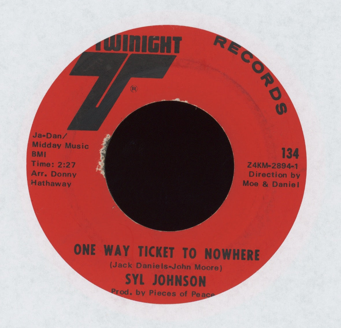 Syl Johnson - One Way Ticket To Nowhere on Twinight