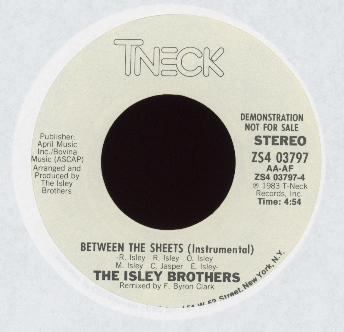 The Isley Brothers - Between The Sheets on T-Neck Promo