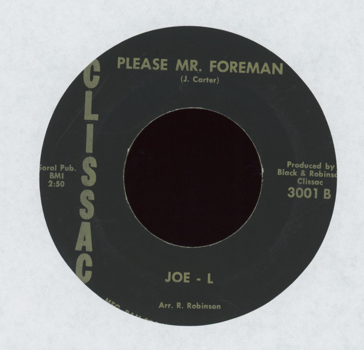 Joe L. - (I'm Not Gonna Be) Worried on Clissac