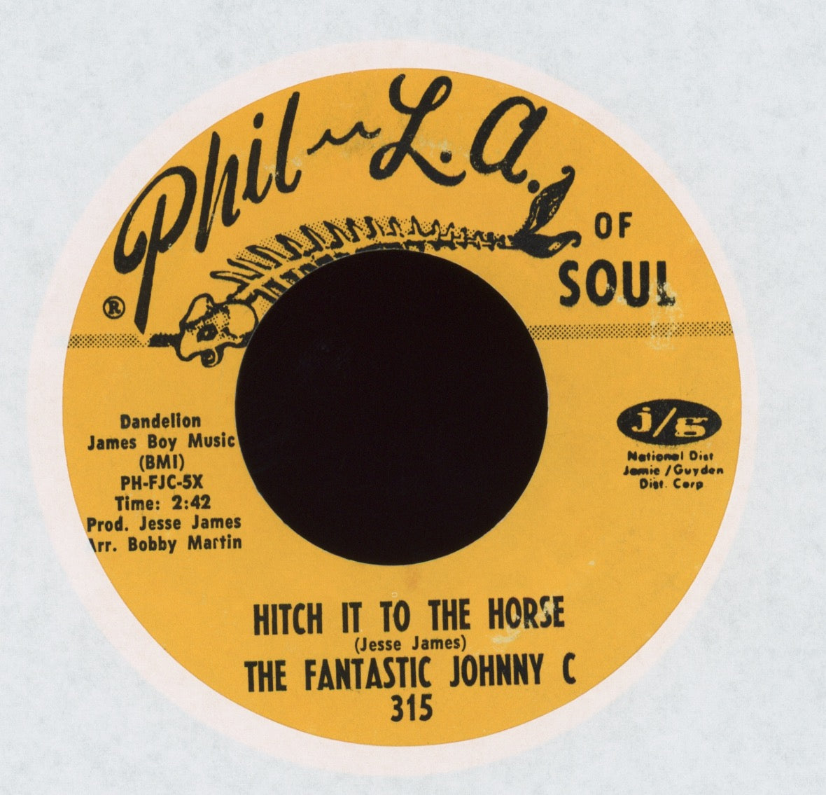 The Fantastic Johnny C - Hitch It To The Horse on Phil L.A. of Soul