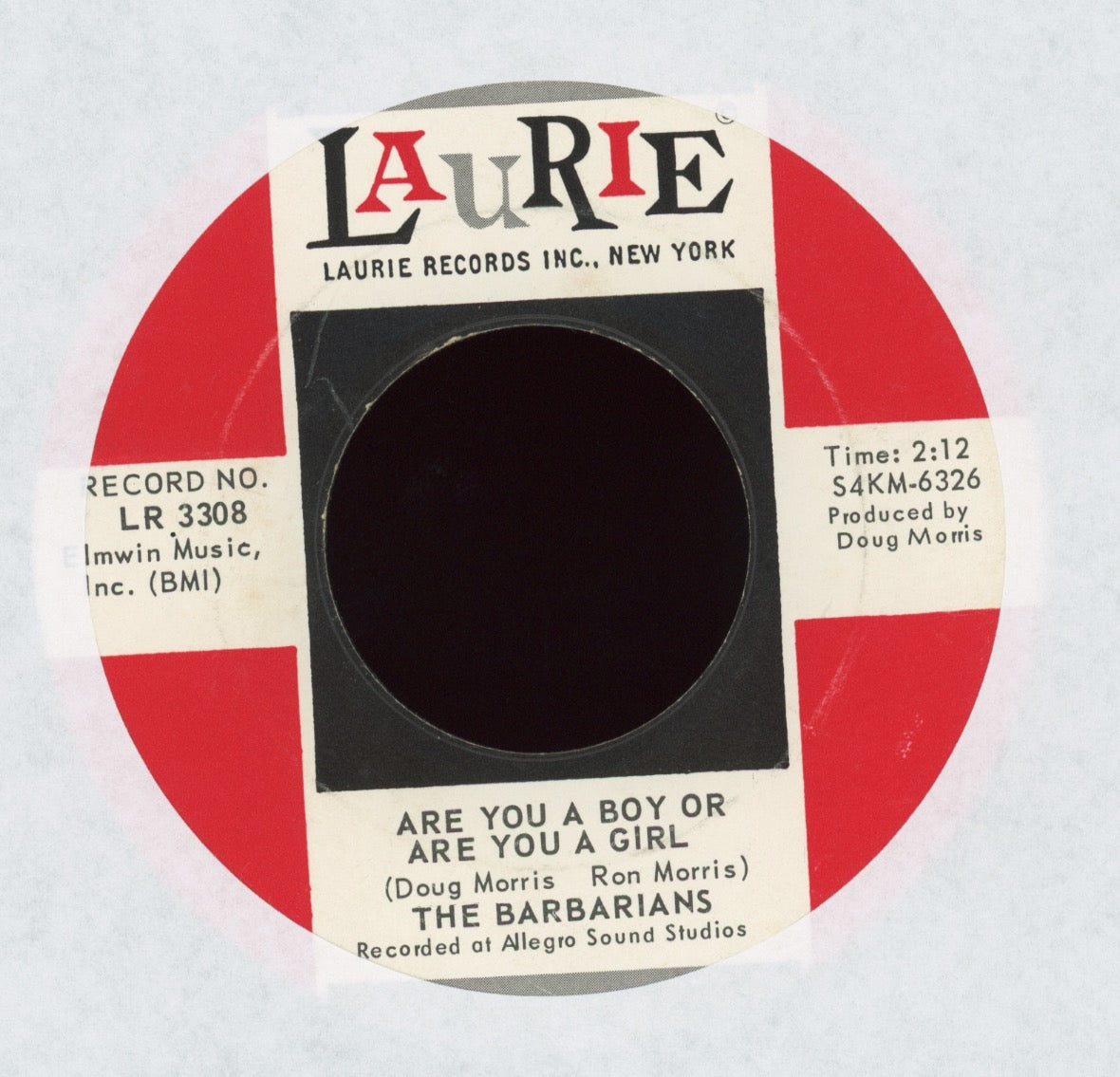 The Barbarians - Are You A Boy Or Are You A Girl on Laurie