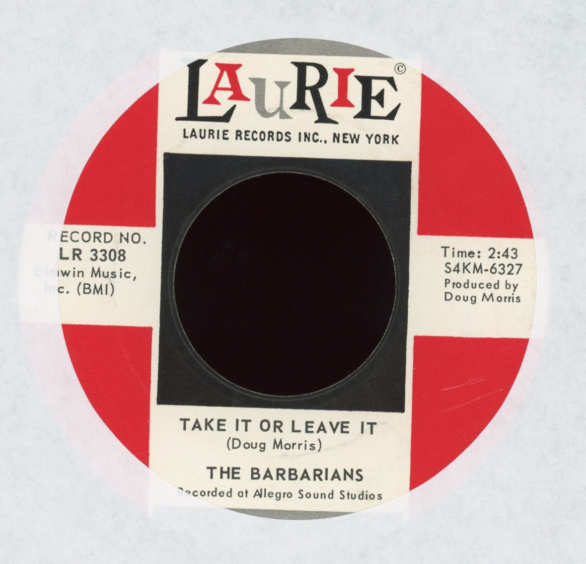 The Barbarians - Are You A Boy Or Are You A Girl on Laurie
