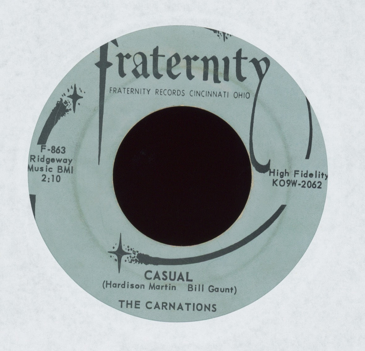 The Carnations - Casual / Red Wing on Fraternity