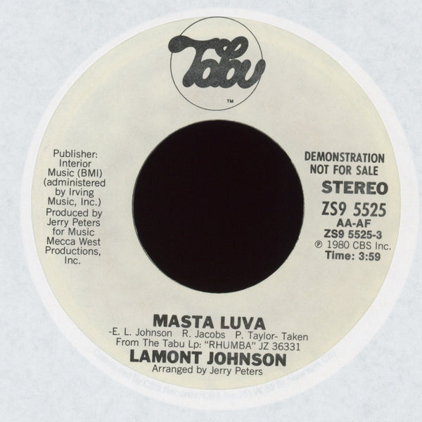 LAMONT JOHNSON /MASTA LUVA/RHUMBA 7