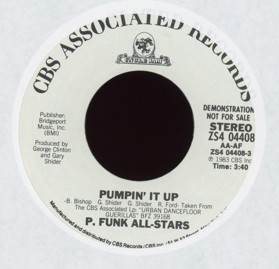 P-Funk All Stars - Pumpin' It Up on Uncle Jam Promo