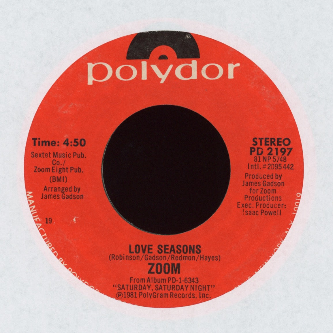 Zoom - Love Seasons on Polydor