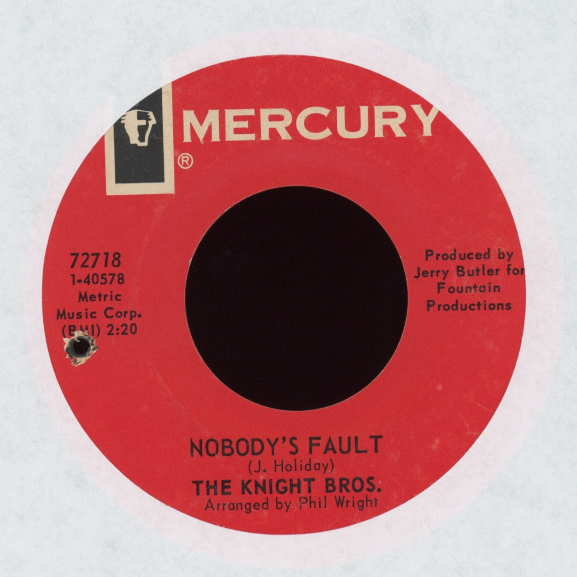 Knight Brothers - Nobody's Fault on Mercury