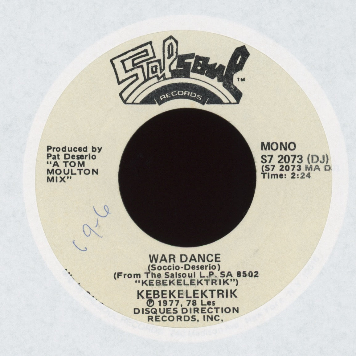 Kebekelektrik - War Dance on Salsoul Promo