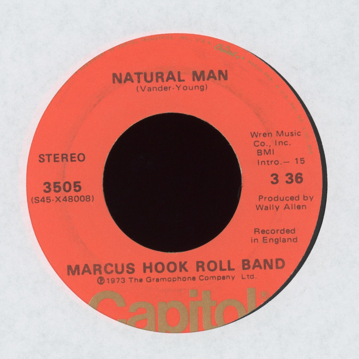 Marcus Hook Roll Band - Natural Man on Capitol Angus Young