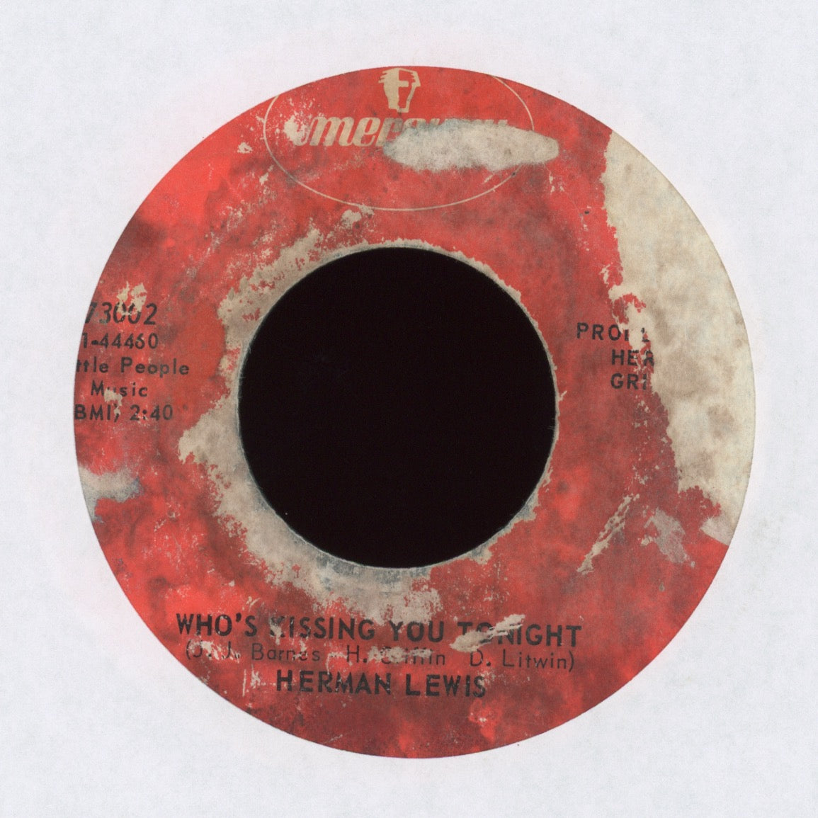 Herman Lewis - Who's Kissing You Tonight on Mercury