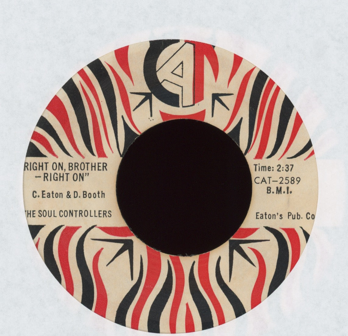 The Soul Controllers - Right On, Brother - Right On / I Ain't Lyin' on Cat