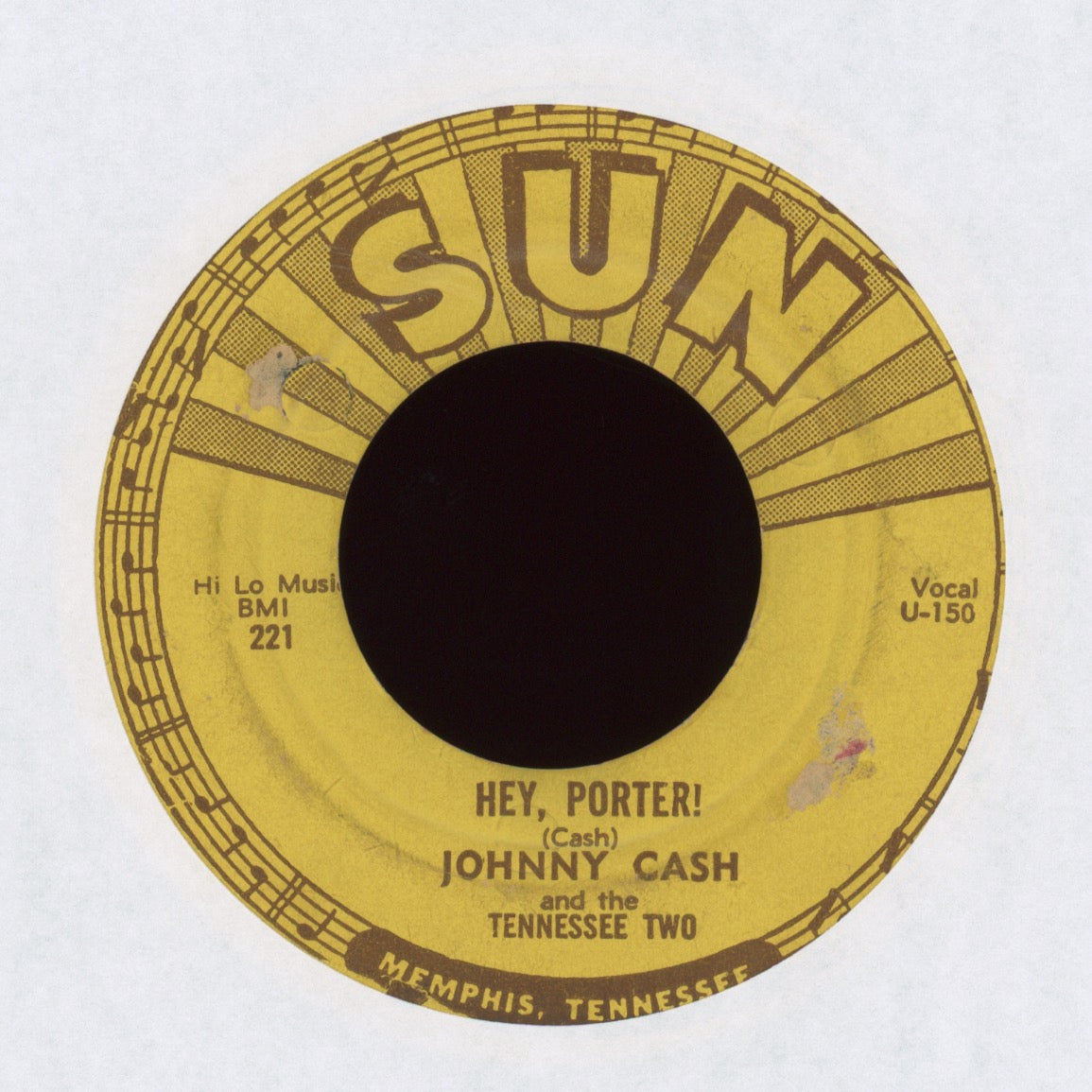 Johnny Cash & The Tennessee Two - Hey, Porter! on Sun