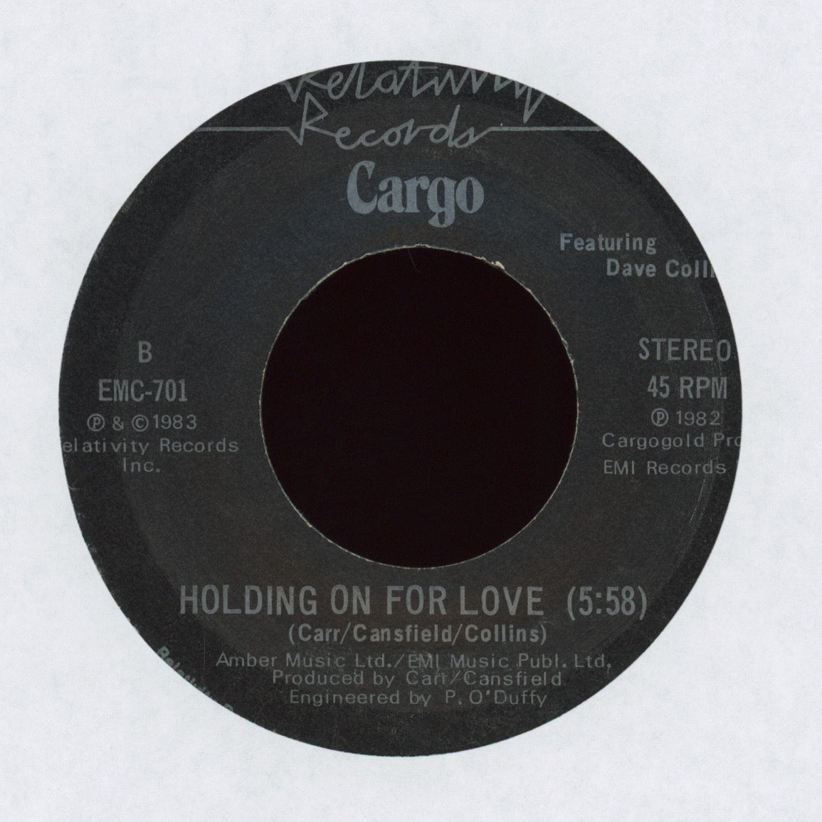 Cargo - Holding On For Love on Relativity