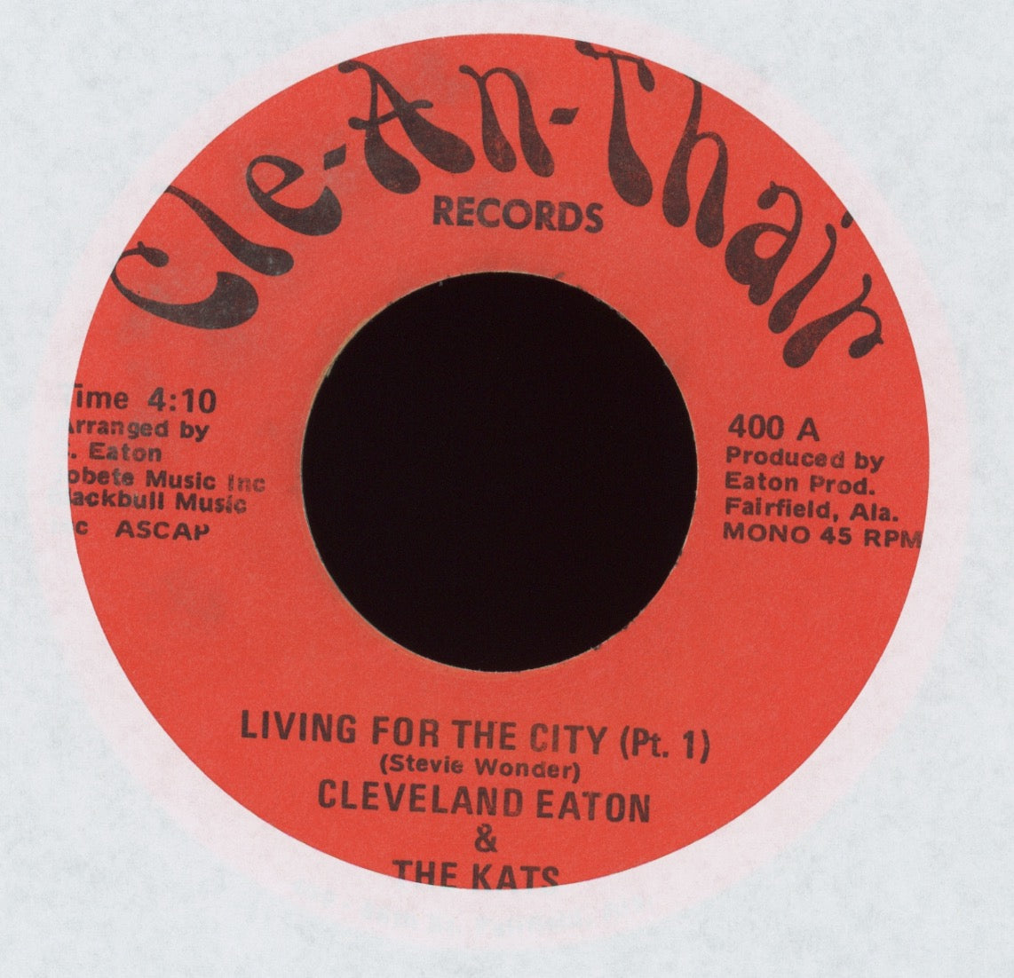 Cleveland Eaton & The Kats on - Living For The City on Cle-An-Thair