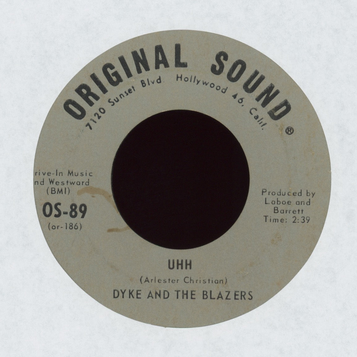 Dyke & The Blazers - Let A Woman Be A Woman - Let A Man Be A Man on Original Sound
