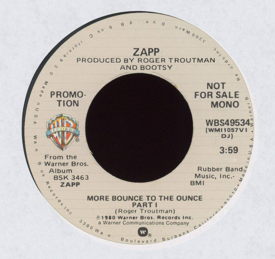 Zapp - More Bounce To The Ounce on WB Promo