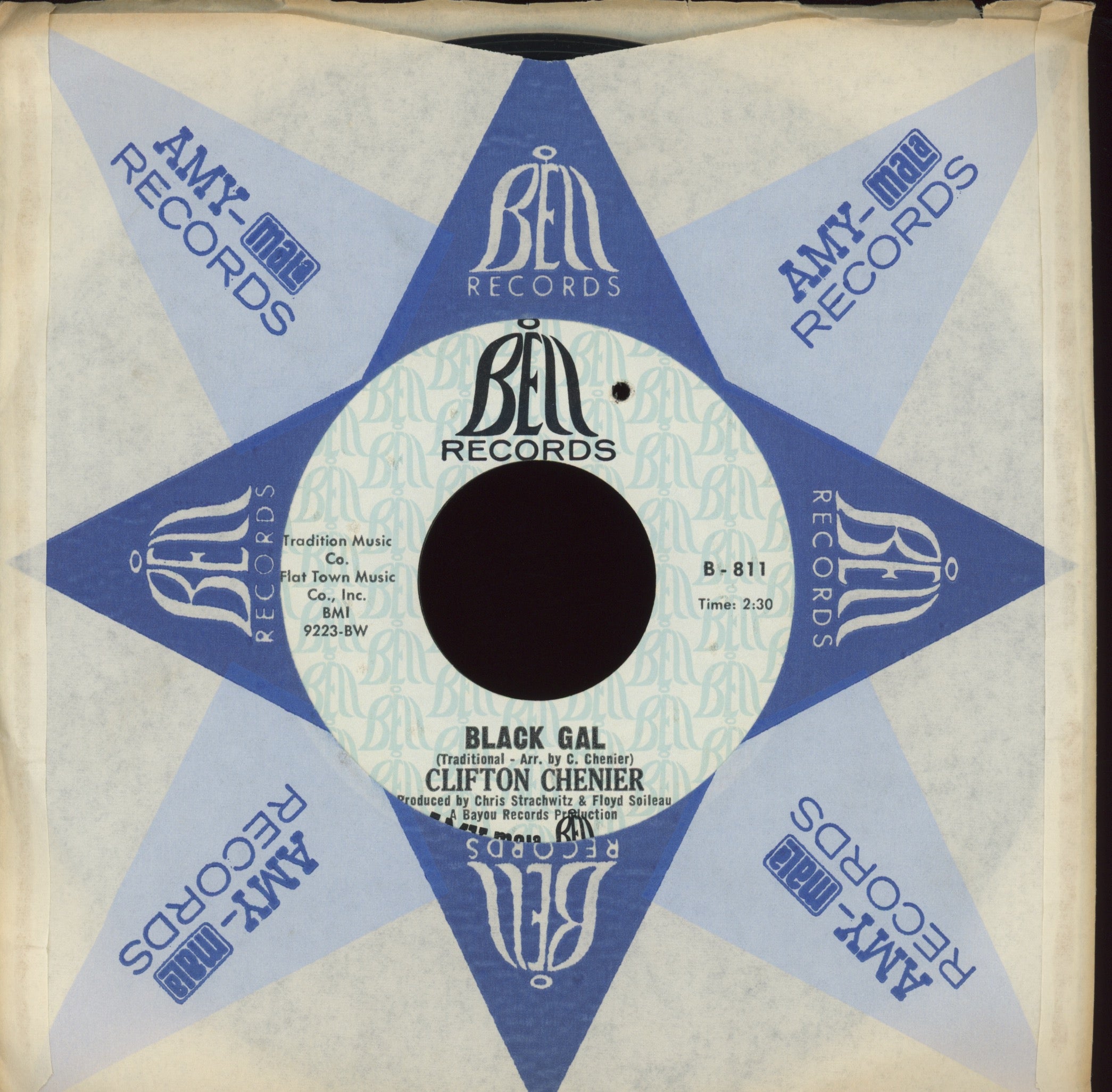 Clifton Chenier - Black Gal / Frog Legs on Bell