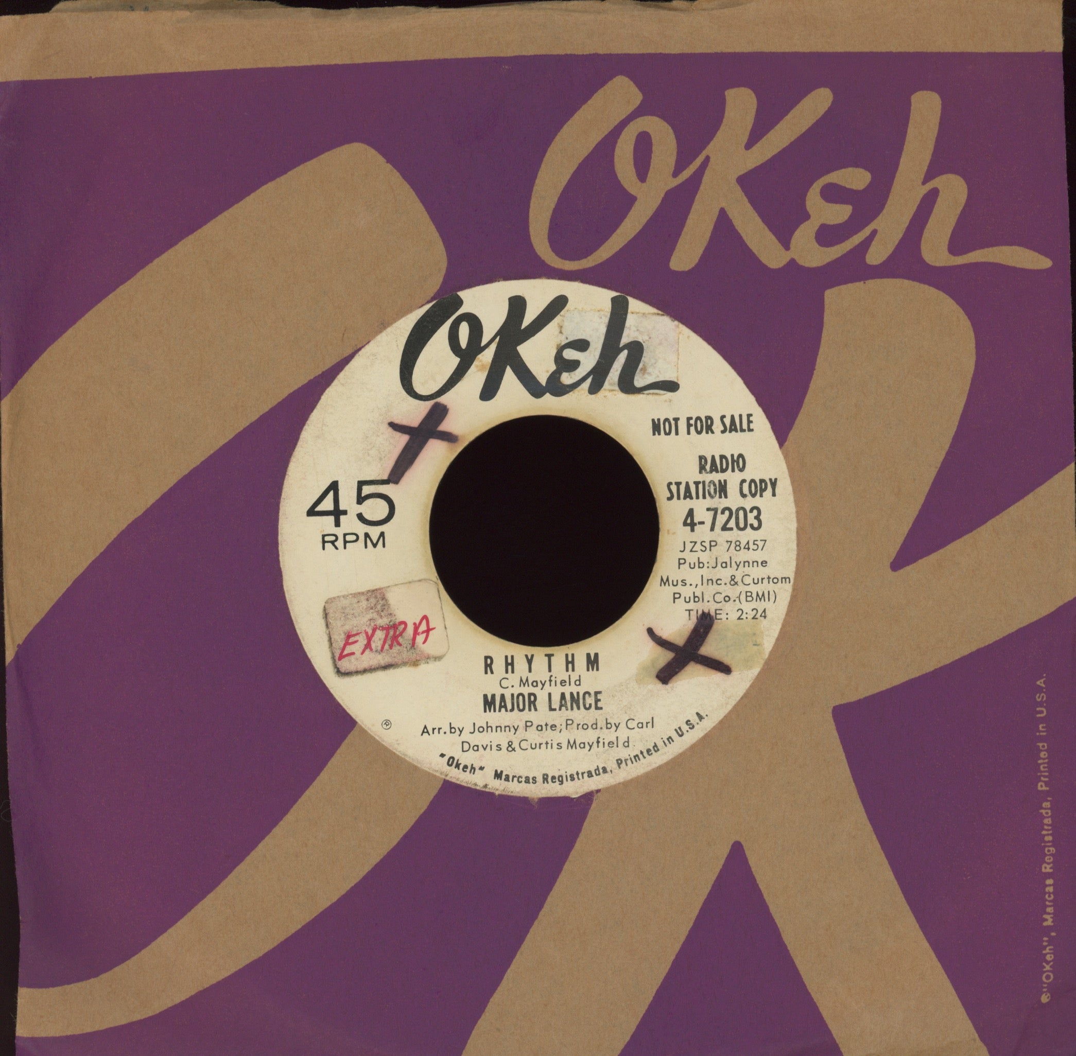 Major Lance - Rhythm on Okeh Promo