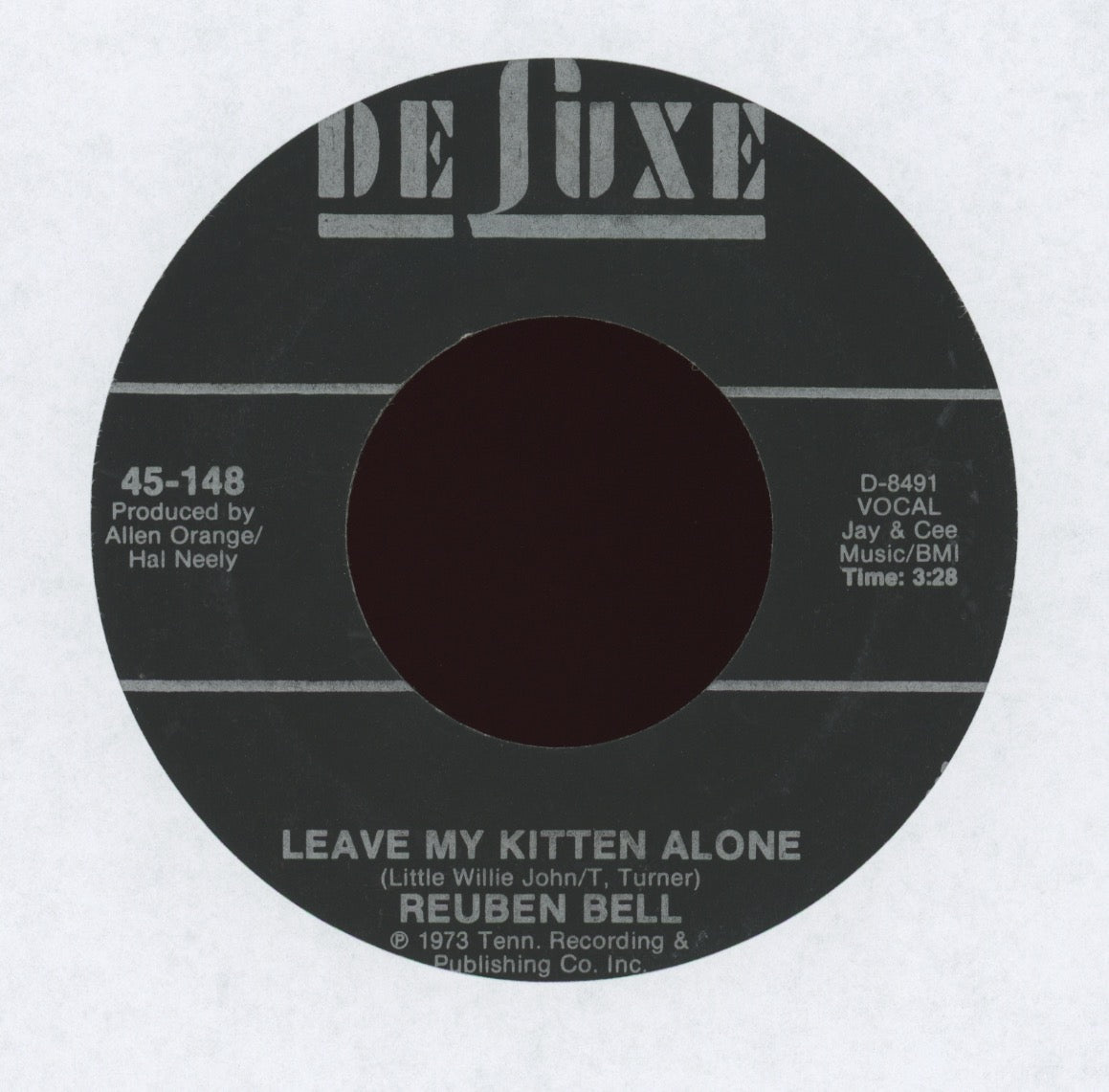 Reuben Bell - Leave My Kitten Alone on DeLuxe