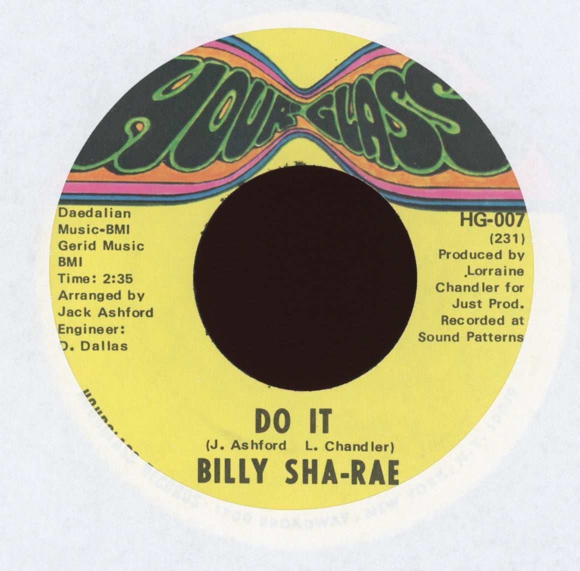 Billy Sha-Rae - Do It on Hourglass