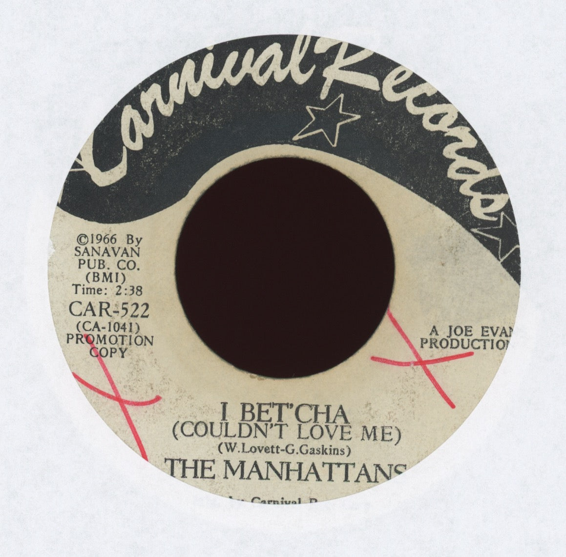 Manhattans - I Bet'cha (Couldn't Love Me) on Carnival Promo