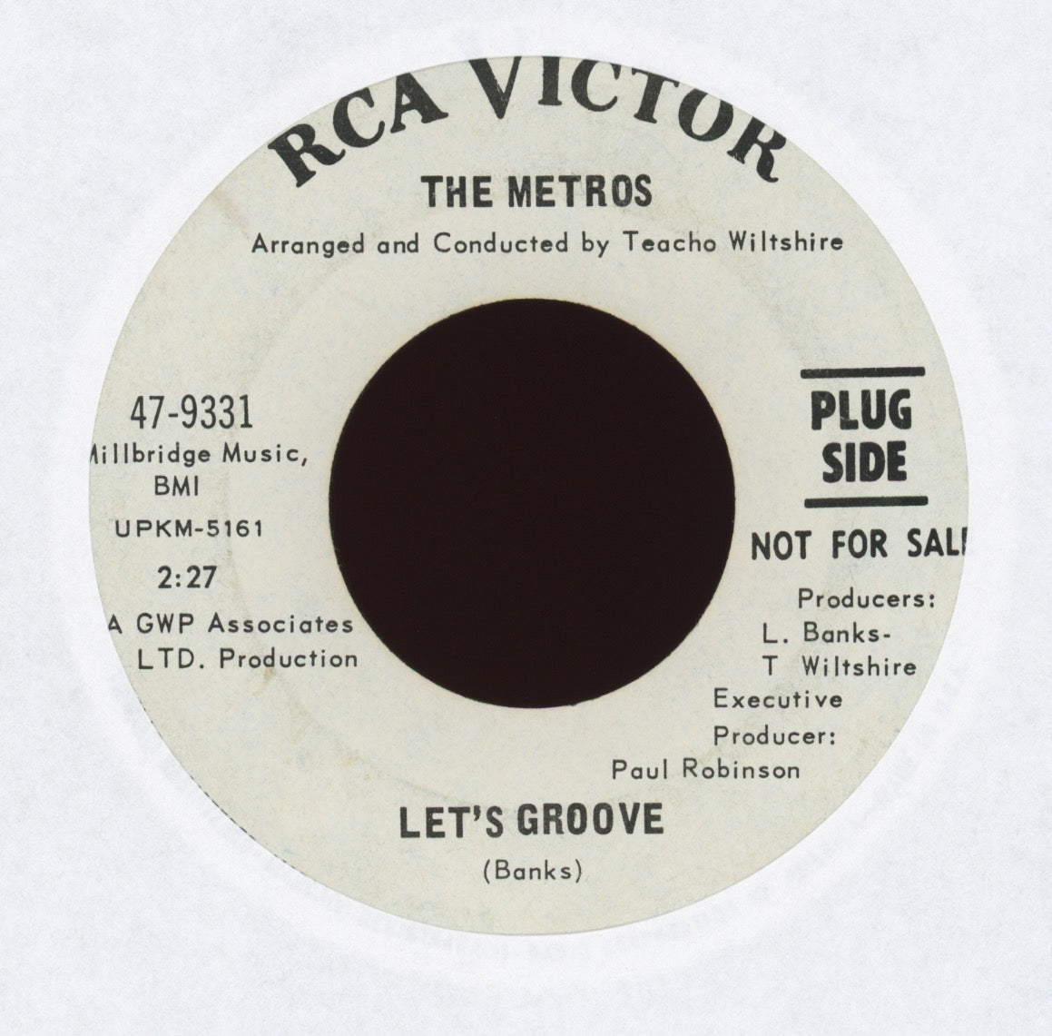 The Metros - Let's Groove on RCA Promo