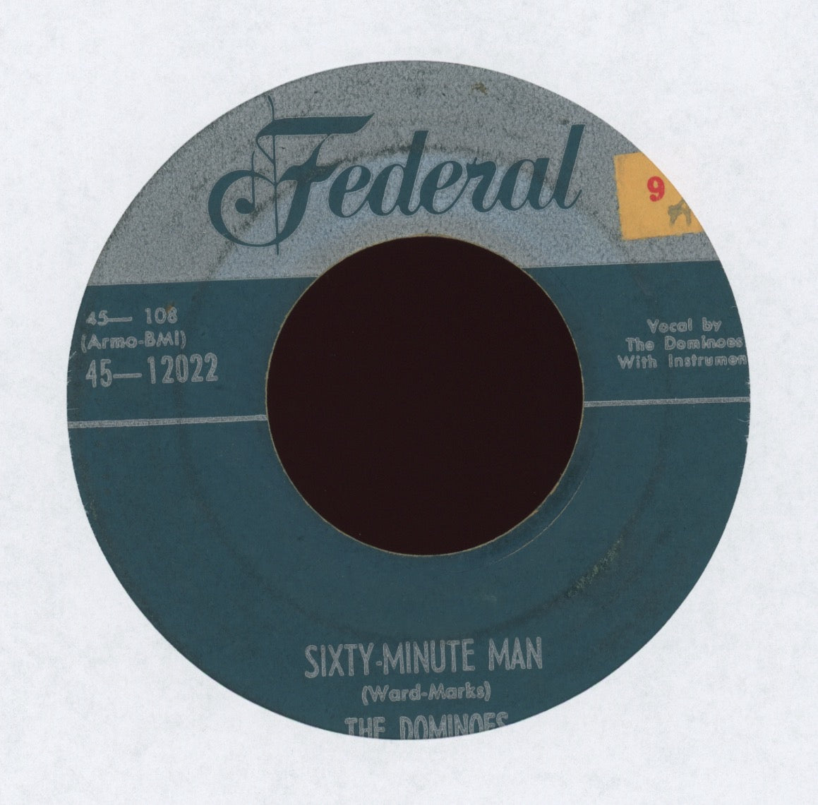 The Dominoes - Sixty Minute Man on Federal Silver Top