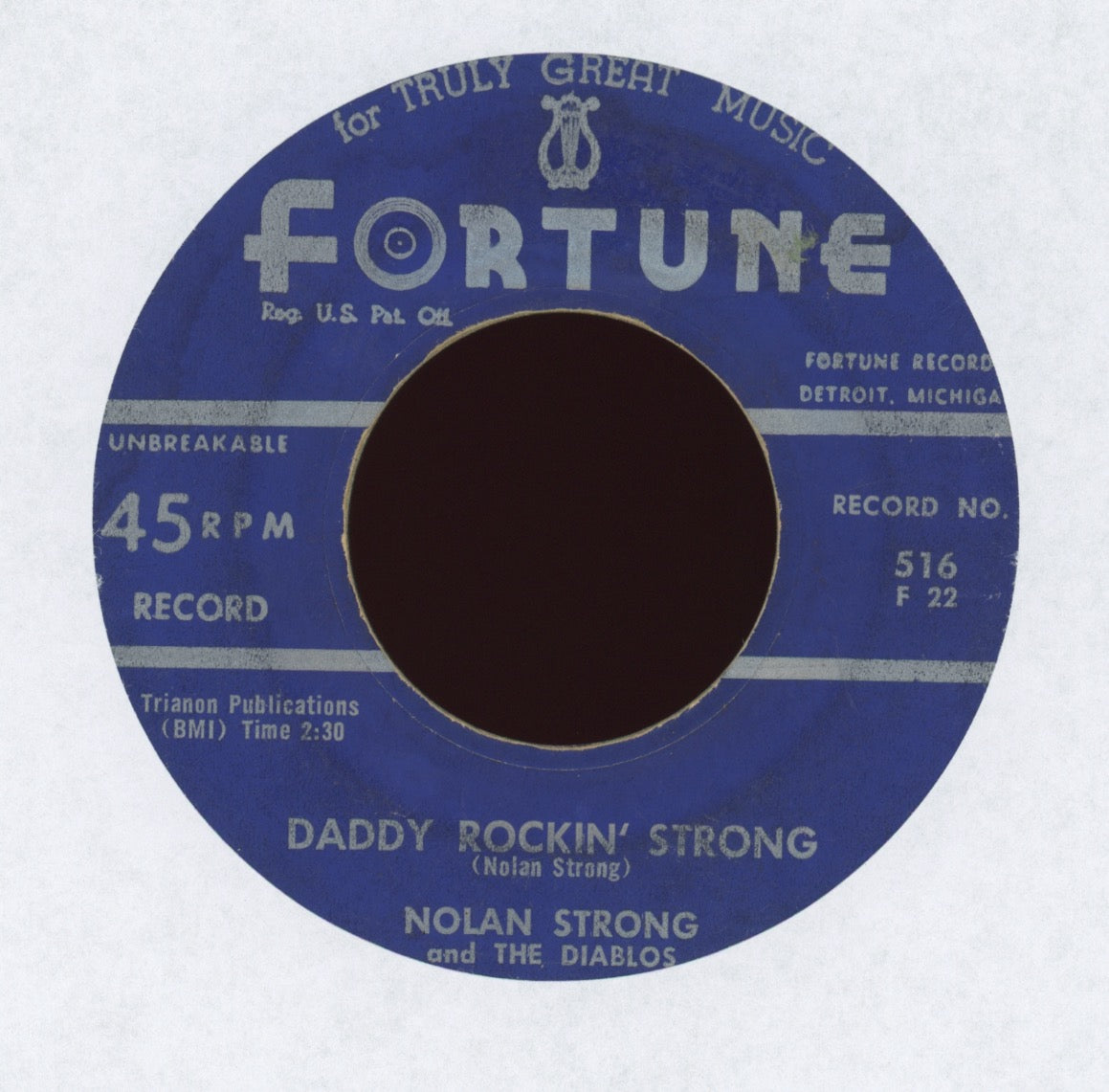The Diablos - Daddy Rockin' Strong on Fortune