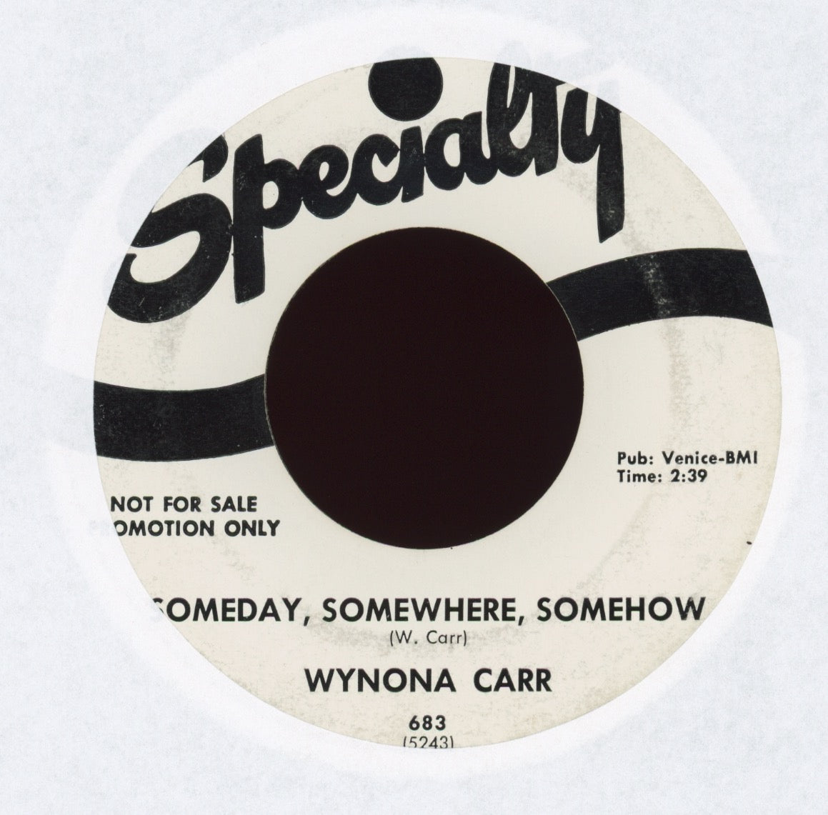 Wynona Carr - Old-Fashioned Love on Specialty Promo