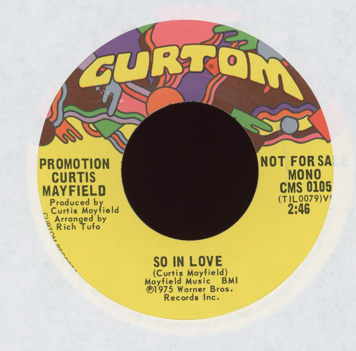 Curtis Mayfield - So In Love on Curtom Promo