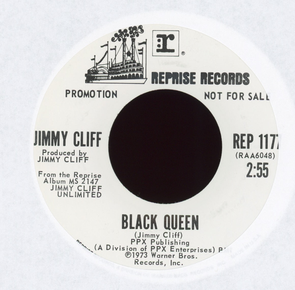 Jimmy Cliff -  Born To Win / Black Queen on Reprise Promo
